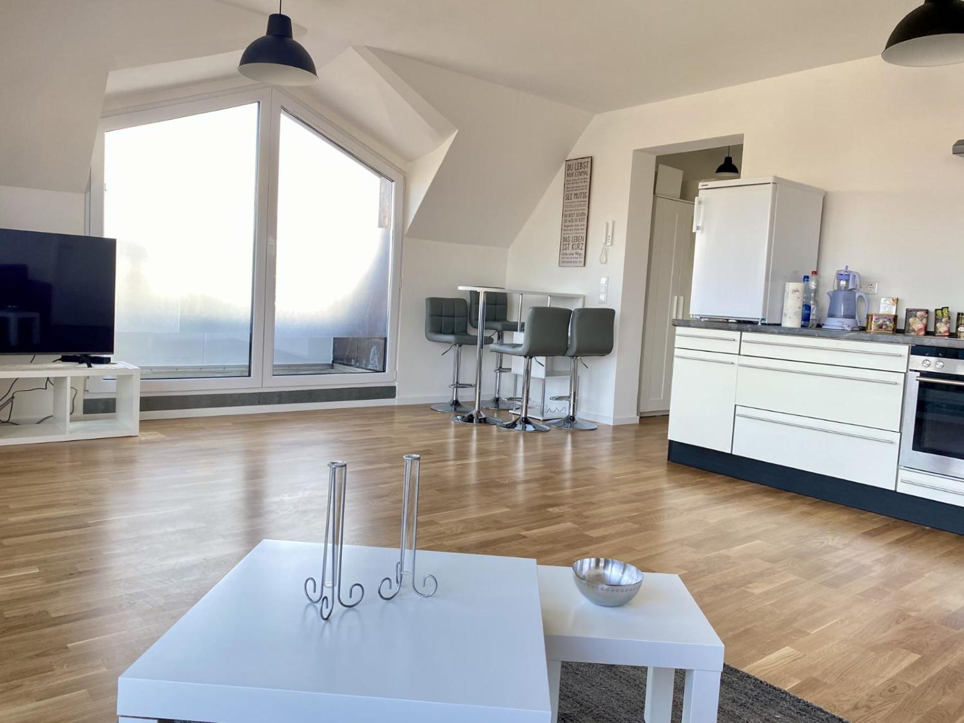 Schoenes Erwachen Im Frankfurter Penthouse Frankfurt am Main Kültér fotó
