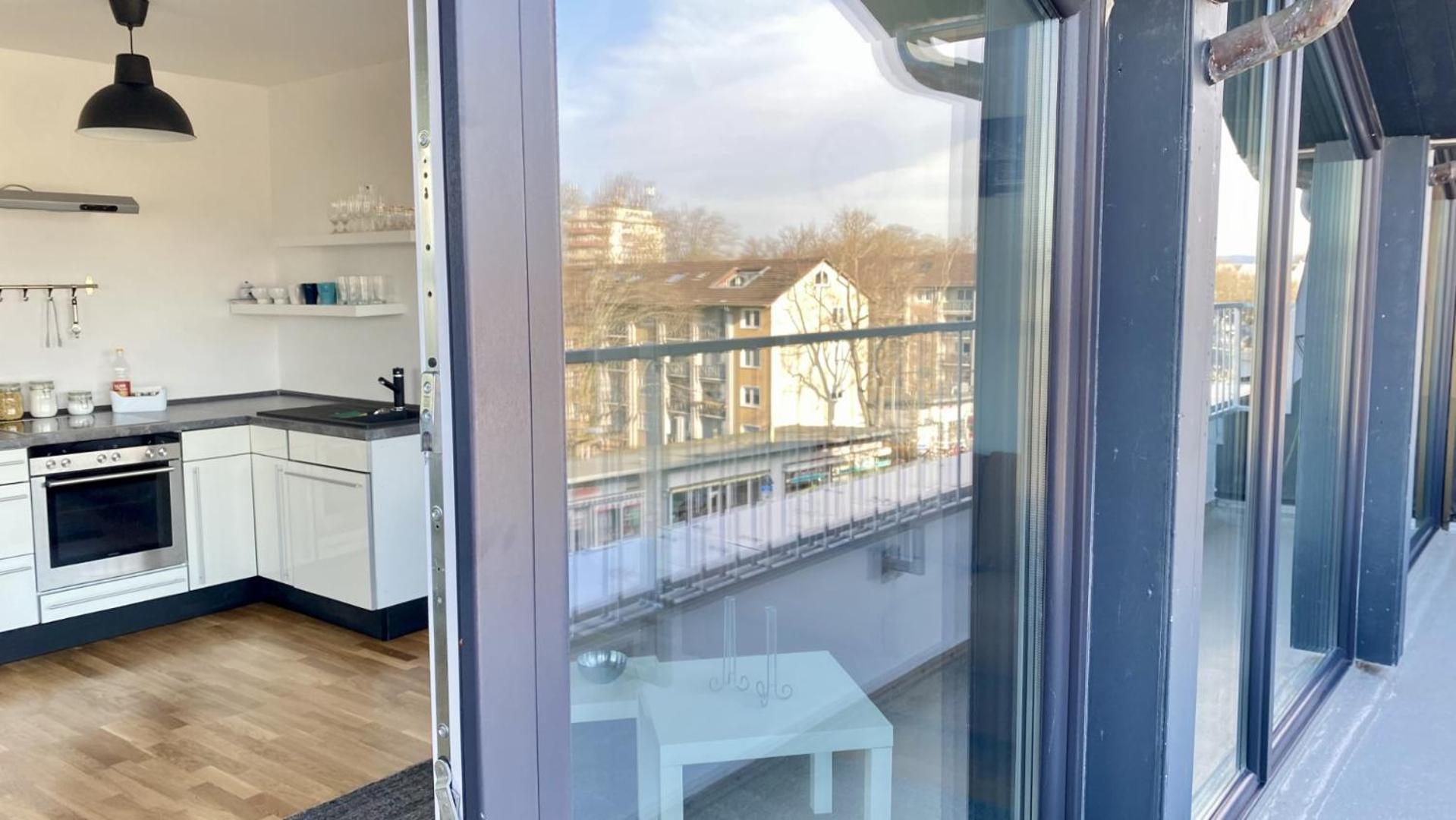 Schoenes Erwachen Im Frankfurter Penthouse Frankfurt am Main Kültér fotó